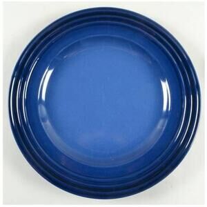 Le Creuset Indigo blue cobalt dinner plate